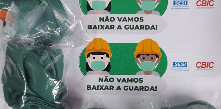 SINDUSCON-AP distribui Kits da campanha "Construção contra o Corona Vírus"